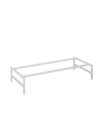 Arezzo design Monterey fehér fém tartó keret lábakkal, 100 c