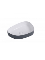 Arezzo design Odessa mosdótál - lefolyó, szürke AR-460 - Für