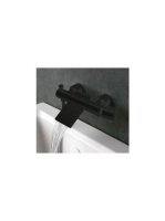 Arezzo design Artfield fekete Cascade kifolyós kádcsaptelep