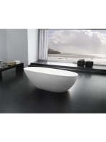 Arezzo design Silk szabadonálló kád 170x85 cm, matt felülett