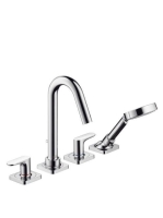 Axor Citterio M 4-lyukú kádcsaptelep 34444000 - Fürdőszoba -