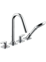 Axor Citterio M 4-lyukú peremre szerelhető kádcsaptelep króm