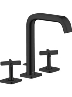 Axor Citterio E 3-lyukú mosdócsaptelep takarórozettával, mat