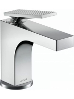 Axor Citterio szögletes mosdócsaptelep rombusz mintás kezelő