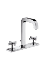 Axor Citterio 3-lyukú mosdócsaptelep automata lefolyó-garnit