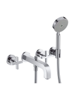 Axor Citterio 3-lyukú keresztfogantyús kádcsaptelep 39447000