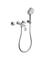 Axor Citterio 3-lyukú kádcsaptelep rejtett fali szereléssel