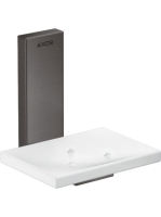 Axor Universal négyszögletes szappantartó szálcsiszolt feket