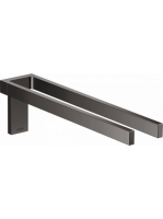 Axor Universal négyszögletes polírozott fekete króm fix törö