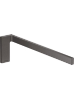 Axor Universal fix törölközőtartó 380 mm szálcsiszolt fekete