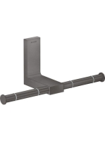 Axor Universal négyszögletes dupla WC papír tartó szálcsiszo