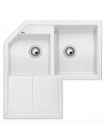 Blanco Metra 9 E gránit sarok mosogató csepegtetővel és lefo