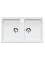 Blanco Zia 9 kétmedencés gránit mosogató 86x50 csaplyukkal é