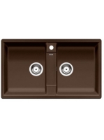 Blanco Zia 9 kétmedencés gránit mosogató 86x50 csaplyukkal é
