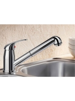 BLANCO Daras-S kihúzható fejes mosogató csaptelep, króm 5177