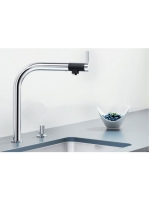 BLANCO Vonda ergonomikus kezelőkaros mosogató csaptelep, fén