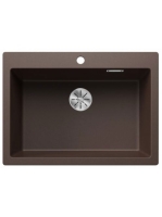 Blanco Pleon 8 egymedencés gránit mosogató 70x51 cm, kávé 52