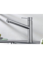 BLANCO Ambis egykaros mosogató csaptelep, fényes rozsdamente