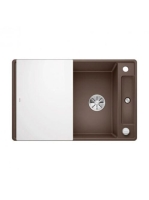 BLANCO Axia III 45 S-F Silgránit mosogató excenterrel, üveg