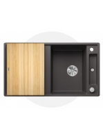 Blanco Axia III 5 S palaszürke Silgránit mosogató 91,5x51 cm