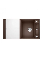 BLANCO Axia III 5 S-F Silgránit mosogató excenterrel, üveg v