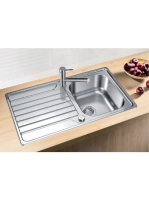 Blanco Dinas 45S rozsdamentes acél mosogató két furattal 523