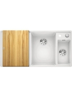 BLANCO Axia III 6 S-F fehér Silgránit mosogató excenterrel,