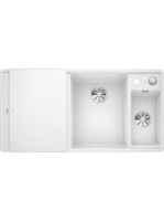 BLANCO Axia III 6 S-F fehér Silgránit mosogató excenterrel,