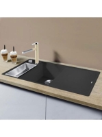 BLANCO Axia III 6 S-F antracit Silgránit mosogató excenterre