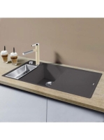 BLANCO Axia III 6 S-F palaszürke Silgránit mosogató excenter