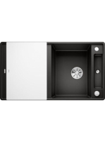 BLANCO Axia III 5 S-F Silgránit mosogató excenterrel, üveg v