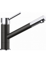 Blanco Kano egykaros magasnyomású mosogató csaptelep, fekete