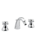 Bugnatese Old 800 3-lyukas bidé csaptelep leeresztővel, bron