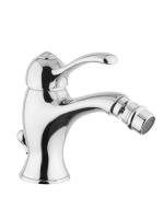 Bugnatese Lem bidé csaptelep leeresztővel, rame színben 1923