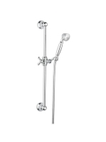 Bugnatese Denver zuhanyrúd szettel, szálcsiszolt nikkel 1925