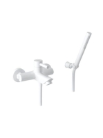 Bugnatese Kobuk kádcsaptelep zuhanyszettel, matt fehér 2202B