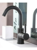 Bugnatese Kobuk mosdócsaptelep leeresztővel, matt fekete 221