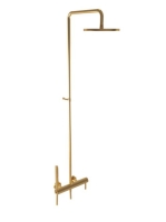 Bugnatese Kobuk zuhanyrendszer, szálcsiszolt arany 2242COS -