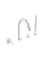 Bugnatese Kobuk 4-lyukú kádcsaptelep, matt fehér 2255BI - Fü