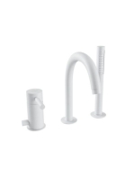 Bugnatese Kobuk 3-lyukú kádcsaptelep, matt fehér 2256BI - Fü