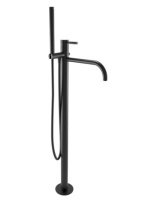 Bugnatese Kobuk szabadonálló kádcsaptelep zuhanyszettel, mat