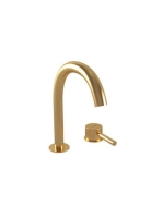 Bugnatese Kobuk 2-lyukú mosdócsaptelep, szálcsiszolt arany 2