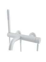 Bugnatese Kobuk kádcsaptelep zuhanyszettel, matt fehér 2290B