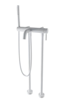 Bugnatese Kobuk szabadonálló kádcsaptelep zuhanyszettel, mat