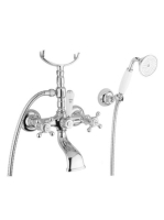 Bugnatese Revival kádcsaptelep zuhanyszettel, bronz 402BR -