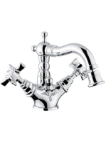 Bugnatese Revival bidé csaptelep leeresztővel, bronz 444BR -