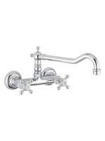 Bugnatese Revival fali mosogatócsaptelep, bronz 452BR - Kony