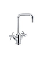 Bugnatese Orion mosdócsaptelep leeresztővel, króm 5534CR - F