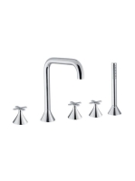 Bugnatese Orion peremre szerelhető 5 lyukas kádcsaptelep, kr