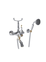 Bugnatese Oxford kádcsaptelep zuhanyszettel és zuhanytartóva